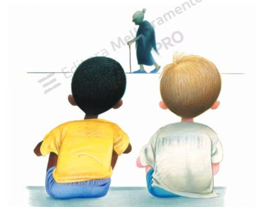 O livro de 1986 mostra a amizade entre um menino marrom e um cor-de-rosa. Em certo trecho, por exemplo, o marrom diz que quer ver uma velha sendo atropelada. Outro ponto criticado pelos pais é quando as crianças dizem que farão um pacto de sangue. 