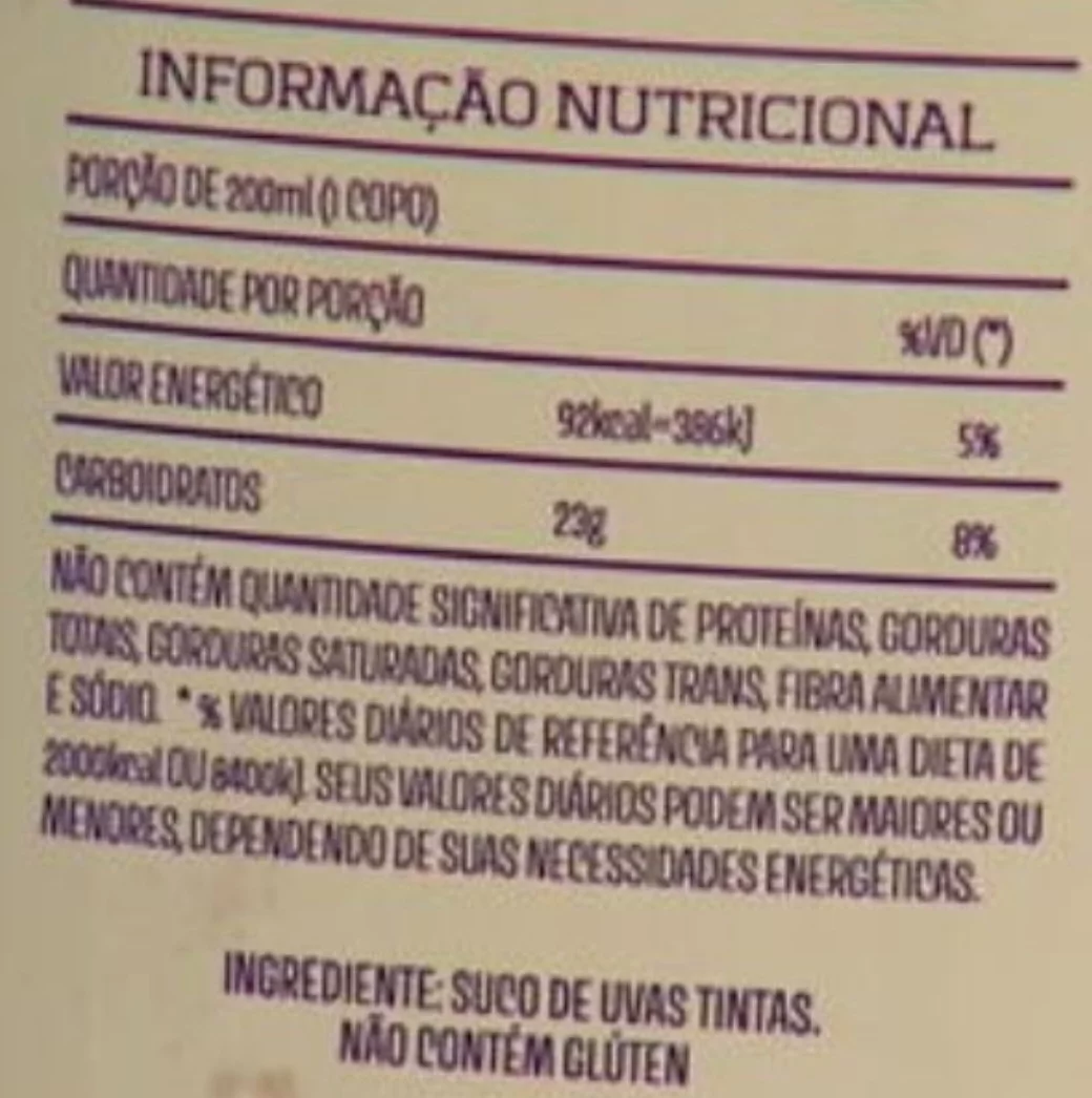 Também é importante informar se há glúten e lactose na composição, pois muitas pessoas são alérgicas a alimentos com essas substâncias.