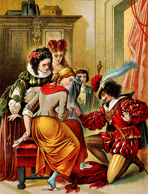 Cinderela - Os Irmãos Grimm se basearam na fábula italiana A Gata Borralheira. O escritor francês Charles Perrault, em 1697, já havia publicado uma versão que tornou-se bastante conhecida. Mas os Grimm decidiram fazer outra, substituindo a fada madrinha por pombos que ajudam Cinderela.