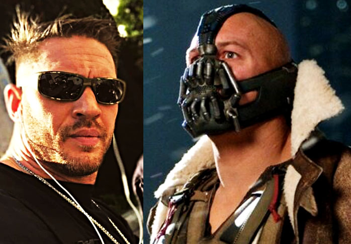 Tom Hardy/Bane- O ator britânico nasceu em 15/9/1977, em Londres. Ele aceitou o desafio de se tornar o vilão Bane no terceiro filme da trilogia do homem-morcego, dirigido por Christopher Nolan: “Batman: O Cavaleiro das Trevas Ressurge” (2012).