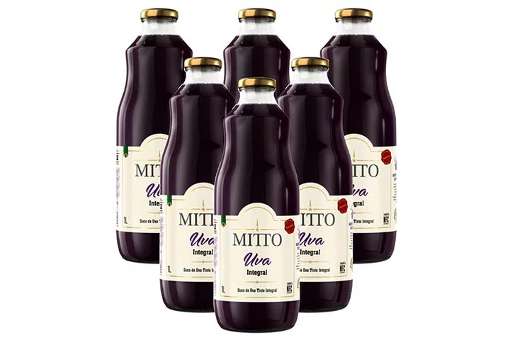 O suco turvo e pouco aromático Mitto mostrou-se encorpado e um pouco mais equilibrado no açúcar do que a maioria das amostras e, por isso, não pareceu enjoativo.