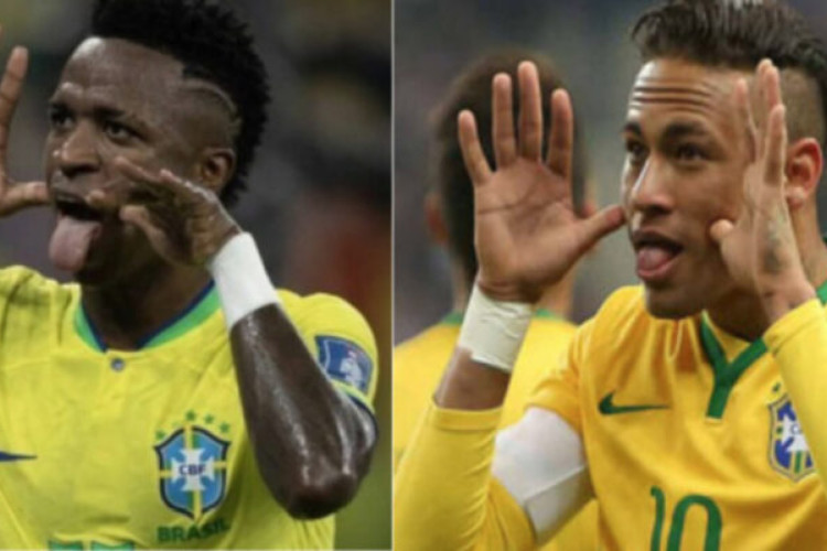 Neymar postou mensagem dizendo que Vini Jr 