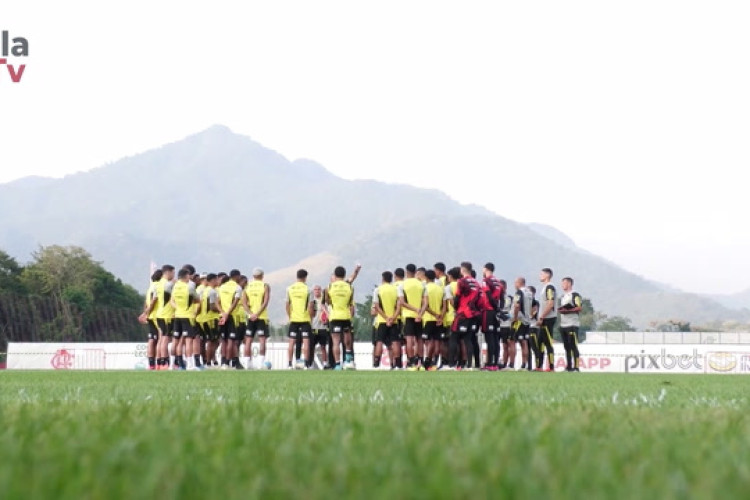 Flamengo realiza último treino antes de enfrentar Cuiabá