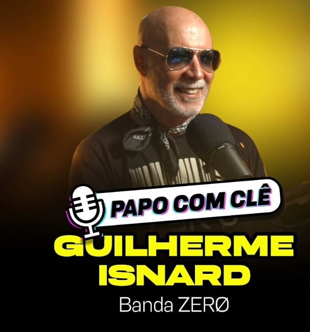 O cantor e compositor Guilherme Isnard, da Banda Zero, deu entrevista ao podcast 