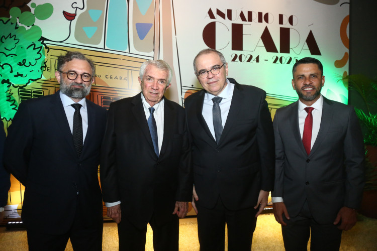 Joc&eacute;lio Leal, Roberto Mac&ecirc;do, Jo&atilde;o Dummar Neto e Alexandre Medina