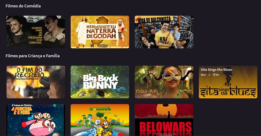 O site entrou no ar oficialmente em 11 de agosto de 2017, com código-aberto e sem fins lucrativos. Tem filmes de ficção, documentários, músicas, animações. 