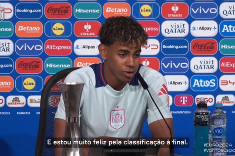 Lamine Yamal fala sobre seu golaço e passagem da Espanha à final