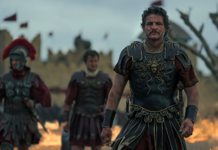 Marcus Acacius (Pedro Pascal): O ator queridinho de Hollywood no momento vive um general romano, líder do exército encarregado de capturar Lucius e levá-lo de volta à Roma.
