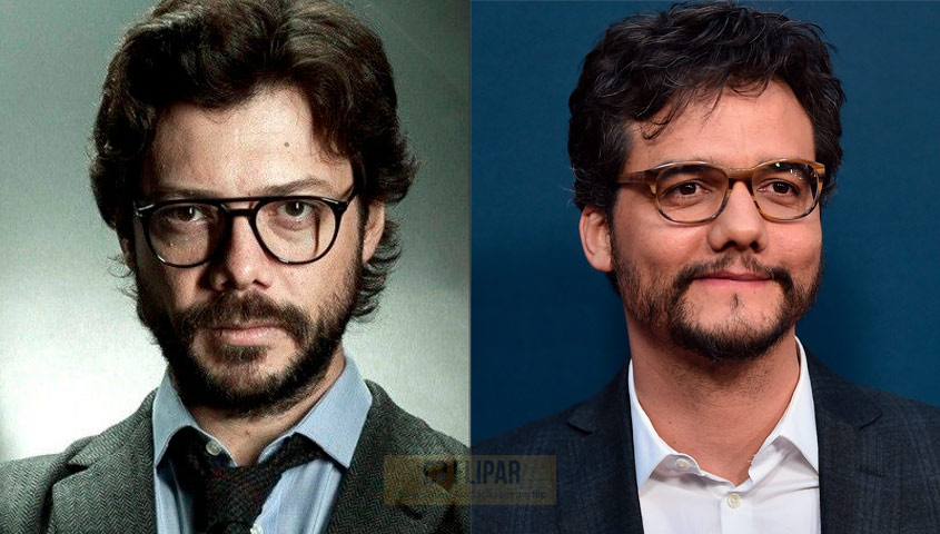 Professor (Álvaro Morte) - Bem que poderia ser interpretado, no Brasil, pelo versátil Wagner Moura, na versão barba e óculos. 