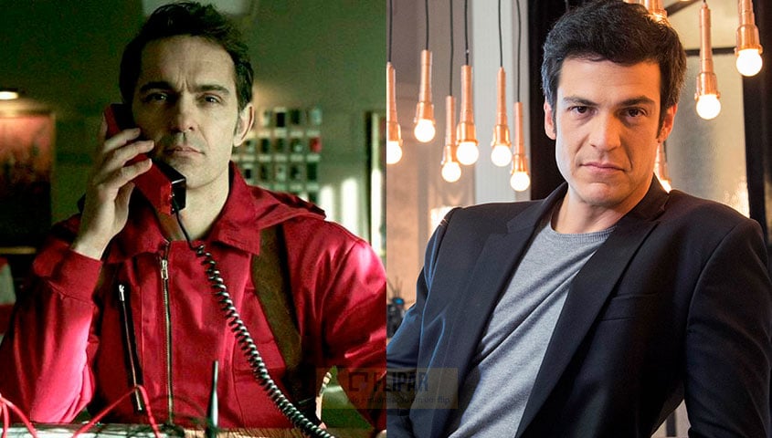 Berlim (Pedro Alonso ) - Um dos 'cabeças' dos assaltos, bem que poderia ficar na pele - e no rosto alongado, cabelo bem parecido - de Mateus Solano 