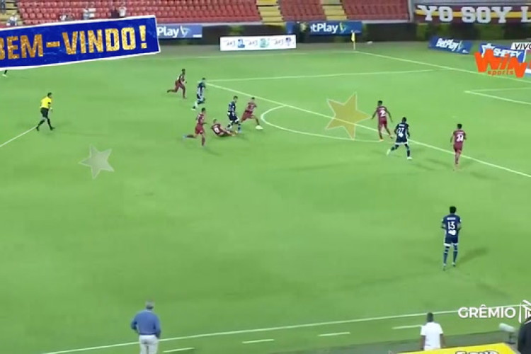 Grêmio anuncia meia colombiano Miguel Monsalve