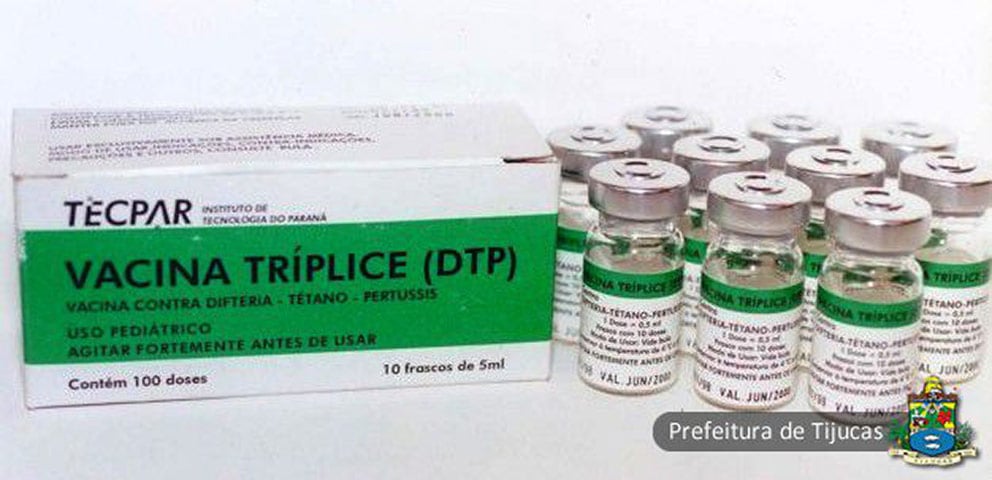 DTP - Protege contra difteria, tétano e coqueluche. As três doenças têm origem bacteriana. Elas começaram a ser aplicadas nos anos 80, o que resultou numa queda de 90% dos casos. 
