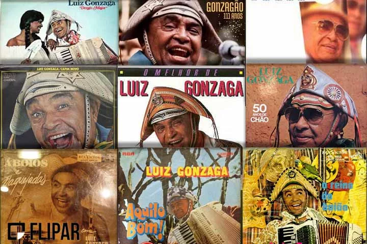 Em meio século de carreira, o Rei do Baião, como ficou conhecido, construiu uma discografia de 44 álbuns e mais de 50 compactos.
