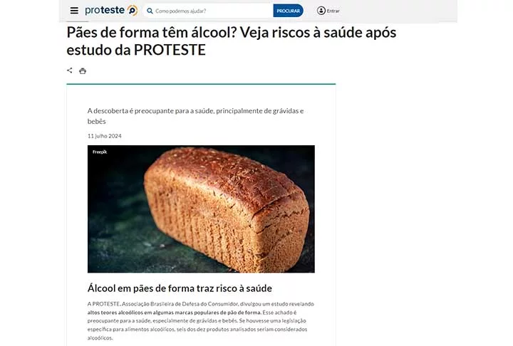 A pesquisa revela que pelo menos dez marcas do produto têm teor alcoólico, algo que a maioria das pessoas nem poderia imaginar. 