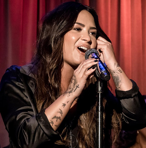 Demi Lovato foi acusada de copiar a música Infinity Guitars, do grupo Sleigh Bells. A banda disse que a música Stars tem a combinação de bumbo e palmas e o tempo idênticos ao do hit de sua autoria. 