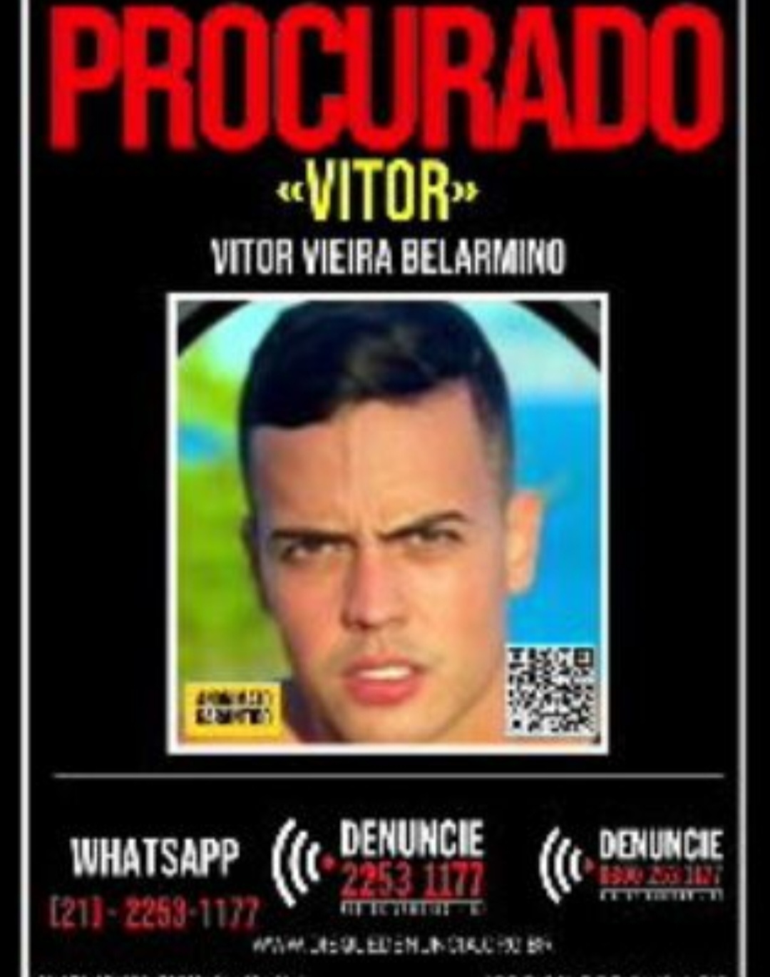 O Disque-Denúncia lançou um cartaz para que as pessoas ajudem com informações sobre o paradeiro do atropelador. Alguns suspeitam que  ele espere 72 horas antes de se apresentar para que exames não possam confirmar o consumo de bebida alcoólica. 