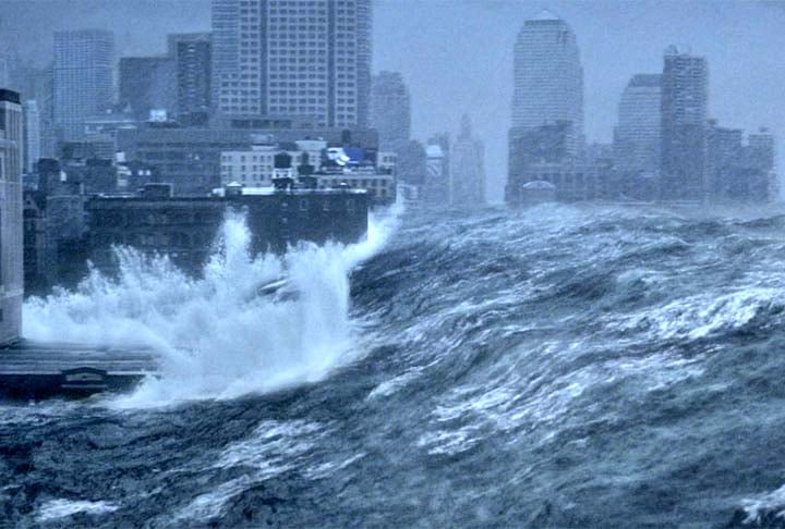 Eventos climáticos extremos começam a se desdobrar. O aquecimento global desencadeia uma série de desastres naturais, incluindo tempestades épicas e tornados. E os personagens principais enfrentam desafios e perigos para sobreviver.