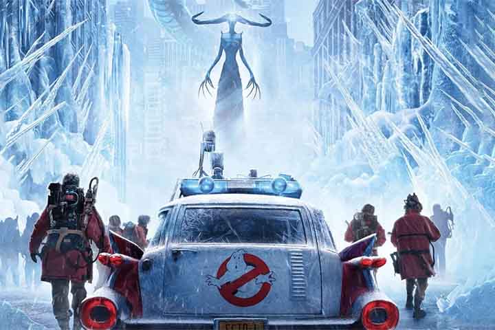 A exposição contou com a presença dos fantasmas mais famosos da franquia. Entre eles, estão Geleia, Vigo e Os Mini Monstros de Marshmallow. O longa, que conta com Finn Wolfhard, Paul Rudd, Carrie Coon e McKenna Grace no elenco, também traz de volta Bill Murray, Dan Aykroyd e Ernie Hudson.