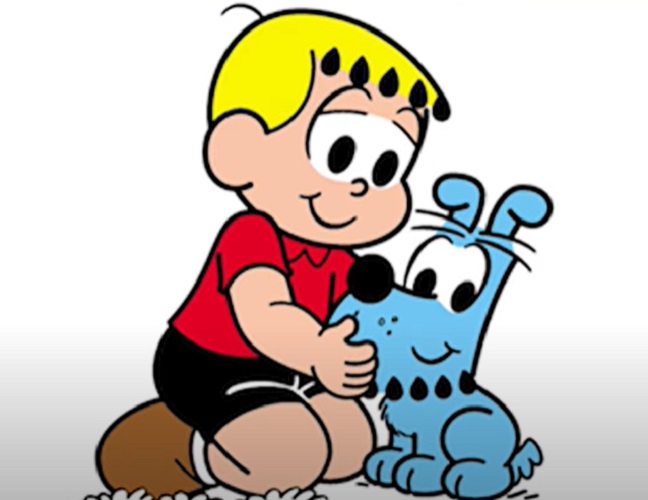 Curiosidade 8: Tudo começou com Bidu e Franjinha. Os quatro personagens principais são Mônica, Cebolinha, Magali e Cascão. Mas a turma começou com Franjinha e Bidu, no ano de 1959. A dupla foi inspirada na infância de Maurício de Sousa, que tinha um cachorro chamado Cuíca. 