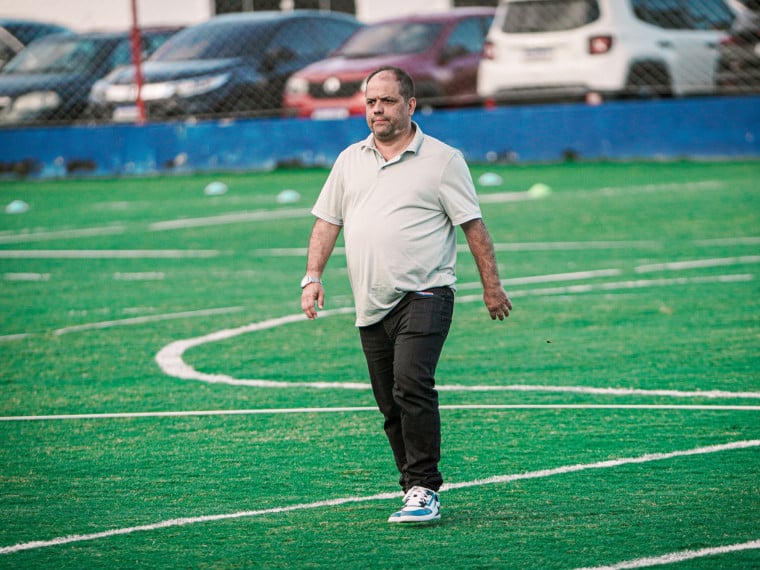 Gerente de futebol Daniel de Paula Pessoa em treino do Fortaleza no Centro de Excelência Alcides Santos, no Pici