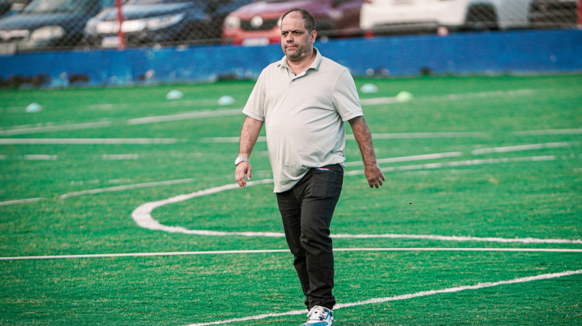 Gerente de futebol Daniel de Paula Pessoa em treino do Fortaleza no Centro de Excelência Alcides Santos, no Pici