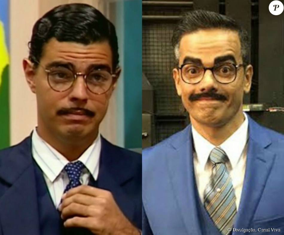 Ptolomeu - Nizo Neto e Otaviano Costa - Nizo é filho de Chico Anysio com a atriz e ex-vedete Rose Rondelli e irmão dos humoristas Bruno Mazzeo e Lug de Paula. Ele também é dublador, redator, radialista e ilusionista. Otaviano é ator, radialista, apresentador e dublador (a voz do Medo, em Divertida Mente) , casado desde 2006 com a atriz Flávia Alessandra.