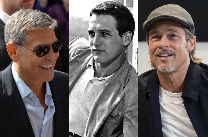 O galã elegeu o homem mais bonito da atualidade e o homem mais belo de todos os tempos: George Clooney e Paul Newman, respectivamente.