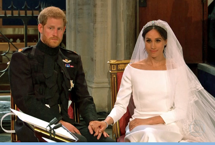 Em 5º lugar está mais um evento da Realeza Britânica: o casamento do Príncipe Harry com a atriz Meghan Markle, em 2018. Foi visto por 1,9 bilhão de espectadores. 