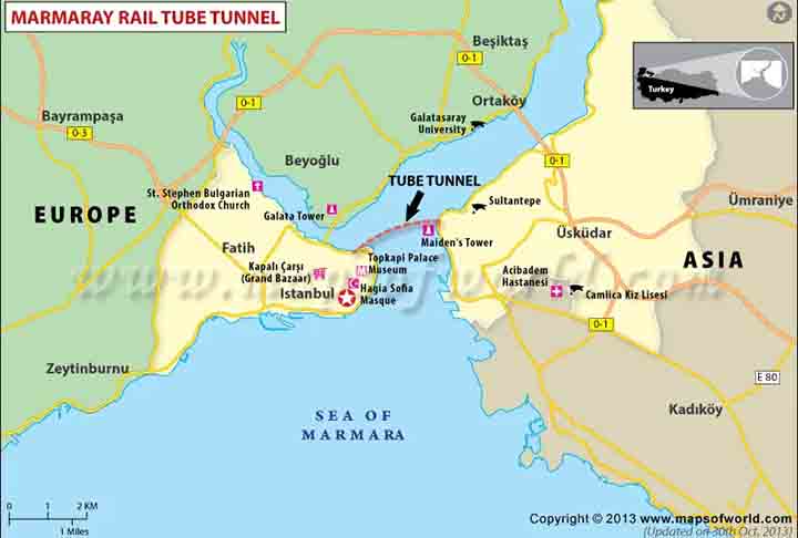 A construção do projeto começou em maio de 2004. Inclui um trecho submarino de 13,3 km em Istambul e o melhoramento de 63 km de linhas suburbanas para criar uma linha de alta capacidade com 76,3 km de extensão entre Gebze e Halkalı.