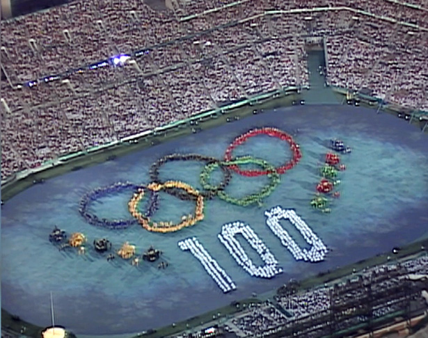 Em 2º lugar, aparece a cerimônia de abertura das Olimpíadas de Atlanta, no estado da Georgia (EUA), em 1996. Foi vista por 3,6 bilhões de pessoas. 