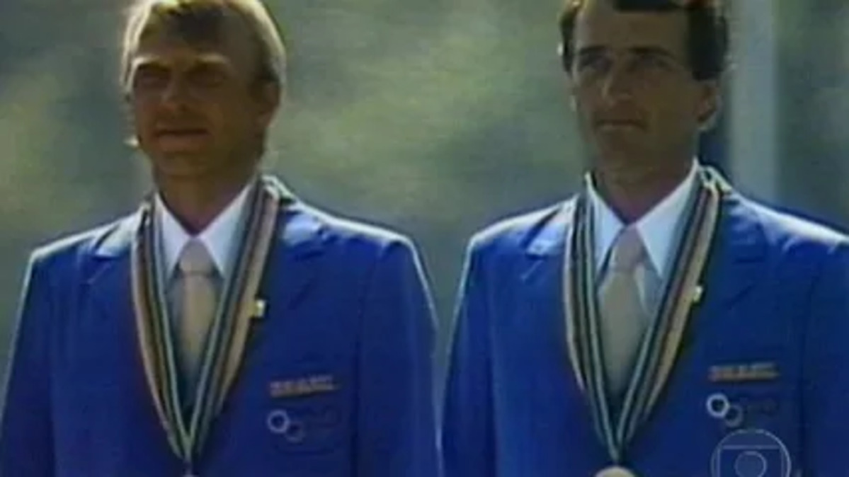 Alex Welter e Lars Bjorkstrom - A dupla conquistou o primeiro ouro da vela brasileira em Jogos Olímpicos na classe Tornado, em Moscou-1980. 
