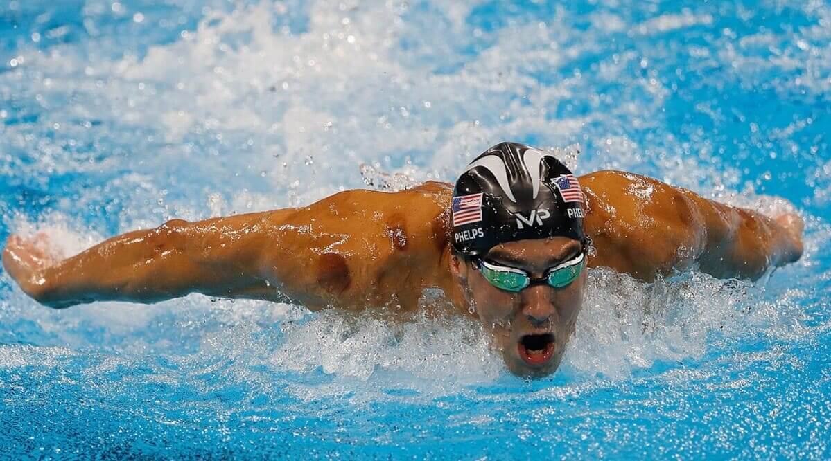 Phelps faturou 23 medalhas de ouro, três de prata e duas de bronze entre os Jogos de 2004, em Atenas, e 2016, no Rio de Janeiro.