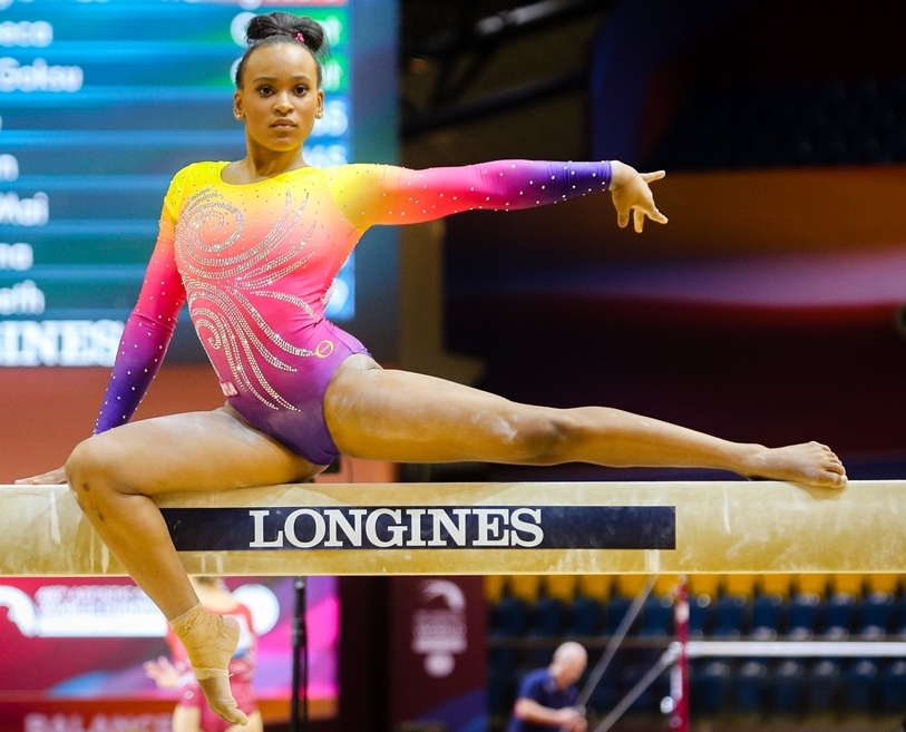 Rebeca Andrade - A ginasta brilhou nos Jogos de Tóquio-2020 e levou o ouro no saltos individual. Em Paris, ela estará novamente em ação. 