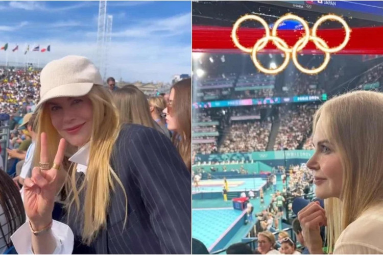 A atriz está em Paris acompanhando os jogos olímpicos