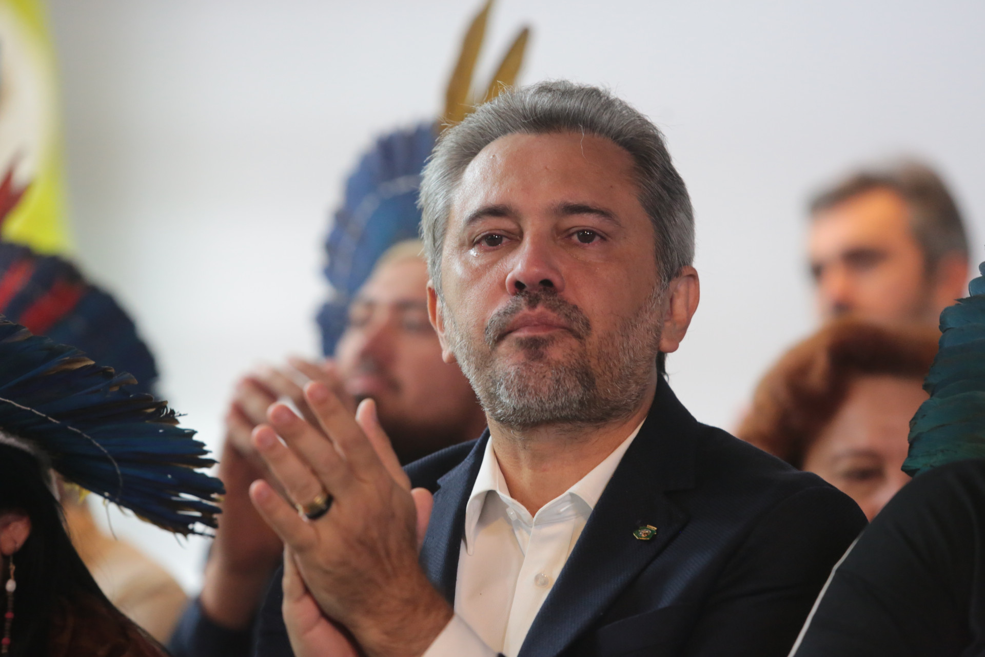 FORTALEZA-CE, BRASIL, 31-07-2024: Elmano de Freitas, governador, assina a Posse de 146 professores de escolas indígenas do Ceará. Palácio da Abolição.
(foto: Fabio Lima/ OPOVO)