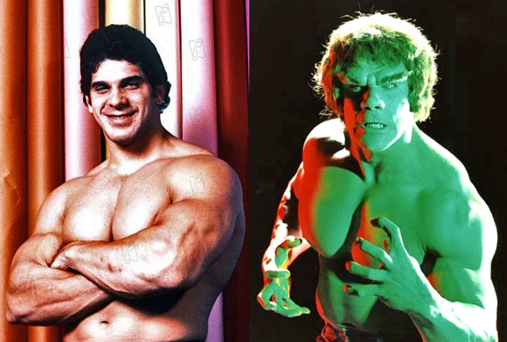 O ator e fisiculturista Lou Ferrigno conquistou o papel porque era mais alto (1,95 m, contra 1,88, de Schwarzenegger). 