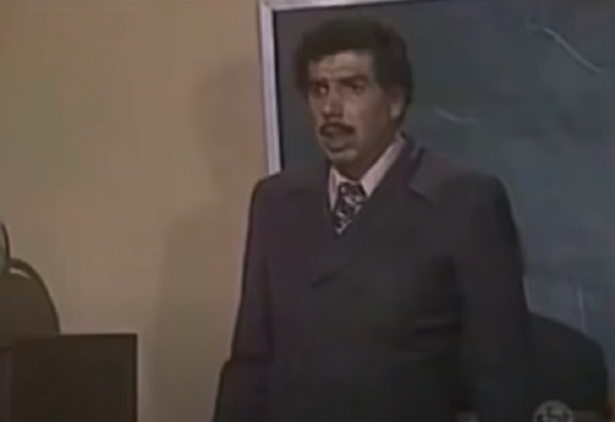 Curiosidade 9: “Ta ta ta ta ta” foi inspiração de infância. A expressão ficou famosa na voz do ator Rubén Aguirre, que interpretou o romântico professor Girafales.