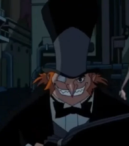 7° lugar: Pinguim - Outro vilão do Batman que tem grande popularidade e reconhecimento do público. Por diversas vezes já colocou o herói em enrascadas e não refere-se a si próprio como cavalheiro do crime à toa. 