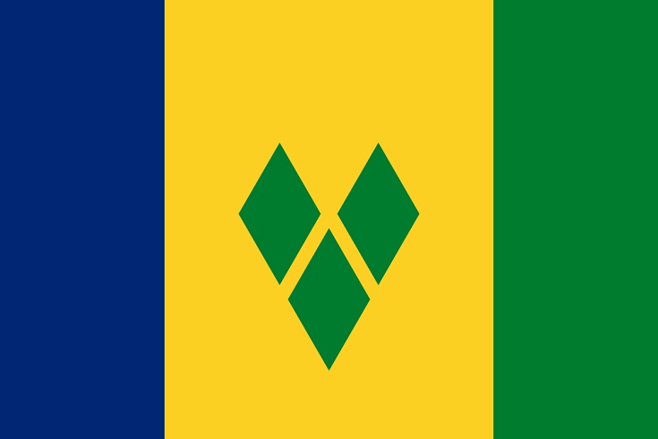 Ilhas de São Vicente e Granadinas (Caribe) - Fizeram 43 anos de independência da Inglaterra em 27/10. As ilhas têm 110 mil habitantes numa área de 389 km².Sua capital é Kingston.