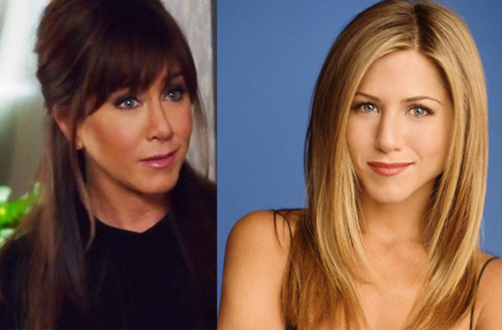 Jennifer Aniston - A atriz americana também é produtora e empresária. Foi casada com os atores Brad Pitt e Justin Theroux. Recebeu vários prêmios pela série Friends, grande sucesso entre 1994 e 2004, com 236 episódios.