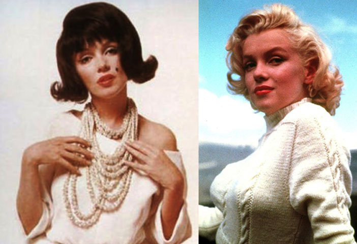 Menção honrosa para Marilyn Monroe, que morrreu em 1962, aos 36 anos, mas deixou história no cinema  - A atriz americana, maior símbolo sexual da história do telão, nasceu morena, chamada Norma Jean Baker. Mas notabilizou-se como loira platinada. Globo de Ouro de Melhor Atriz (1960) por Quanto Mais Quente Melhor. 