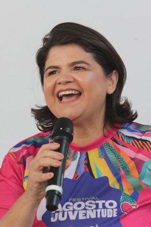 Adelita Monteiro, secret&aacute;ria de Juventude cita a preven&ccedil;&atilde;o &agrave; criminalidade juvenil como um dos focos do governo Elmano(Foto: F&Aacute;BIO LIMA)