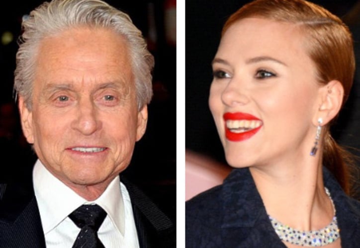 Também revelou que Michael Douglas é primo de DNA de Scarlett Johansson. Isso é incrível. Mal posso esperar para encontrá-la”, ele disse, ao saber da novidade. 