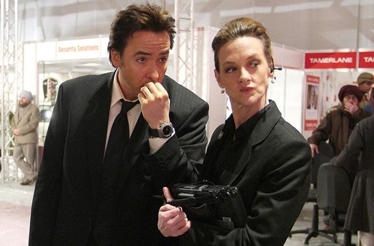 John e Joan Cusack: Mais uma dupla de irmãos no cinema. Joan começou a carreira em 1980 e também é dubladora. John é mais famoso, e desde 1983 segue uma carreira de sucesso, protagonizando filmes de diversos gêneros. Também é roteirista e produtor. 