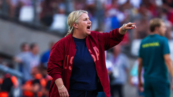 Emma Hayes, técnica da seleção feminina de futebol do Estados Unidos
