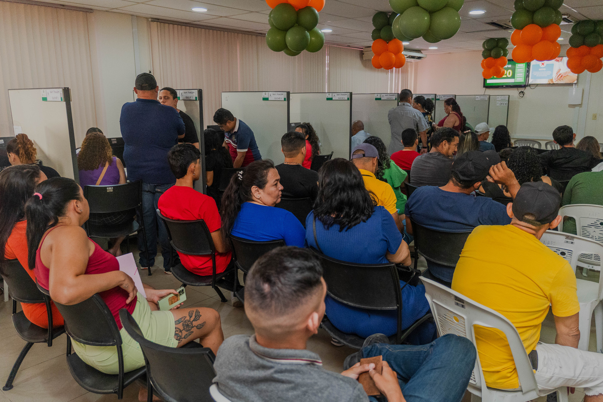 FORTALEZA-CE, BRASIL, 10-08-2024: Dia D de atendimentos presenciais para o programa