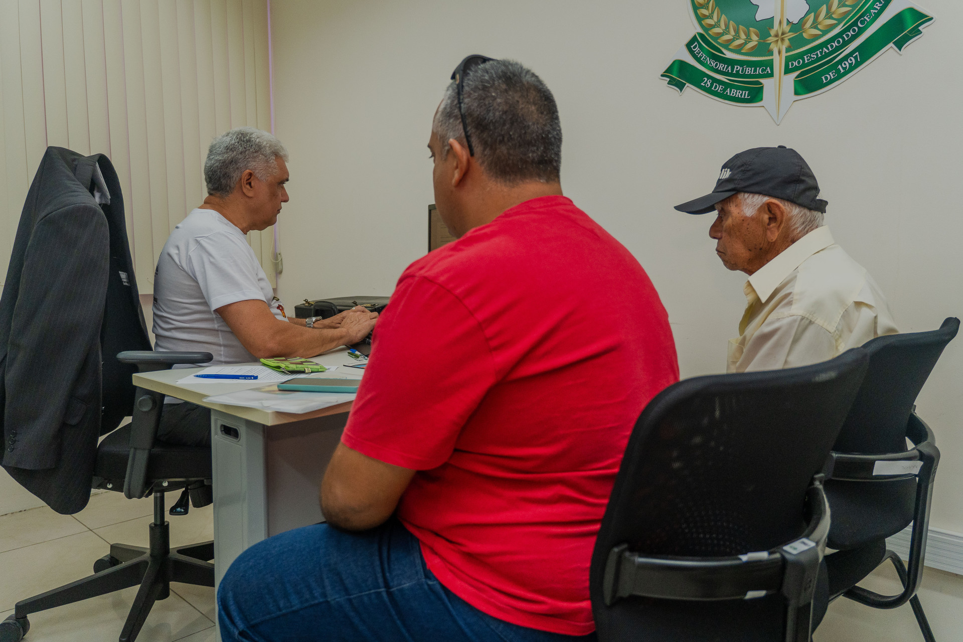 FORTALEZA-CE, BRASIL, 10-08-2024: Dia D de atendimentos presenciais para o programa
