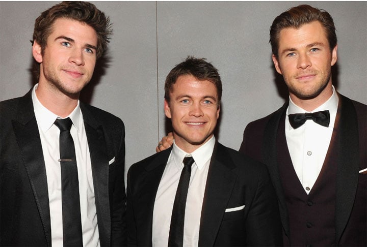 Chris é o irmão do meio de Liam e Luke, que também se tornaram atores famosos. Chris começou sua carreira na televisão australiana, antes de ganhar destaque internacional. 