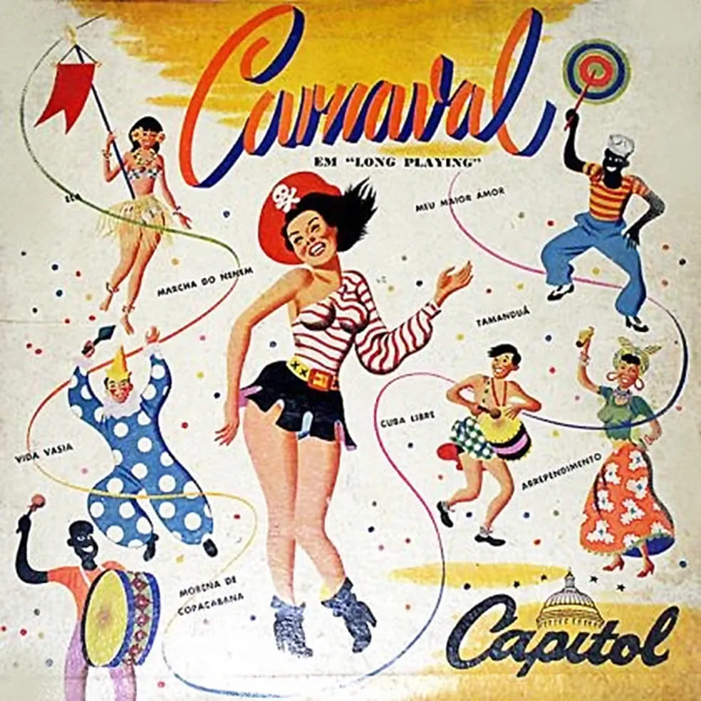 Em janeiro de 1951, a gravadora Sinter foi a pioneira no país ao lançar um LP de dez polegadas chamado “Carnaval em ‘long playing’”, reunindo gravações para o Carnaval daquele ano. 
