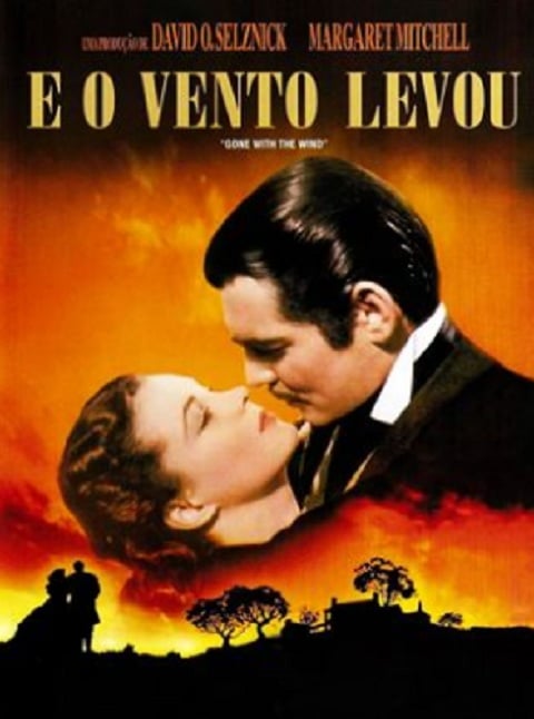 15º - E o Vento Levou - Ano do Oscar: 1940 - 8 Oscars em 13 indicações